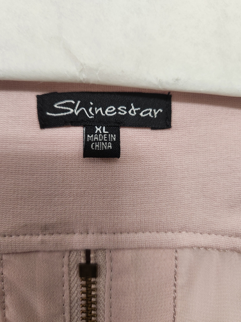 Shinestar Blush Pink Cropped Open-Front Blazer - Picture 3 of 3